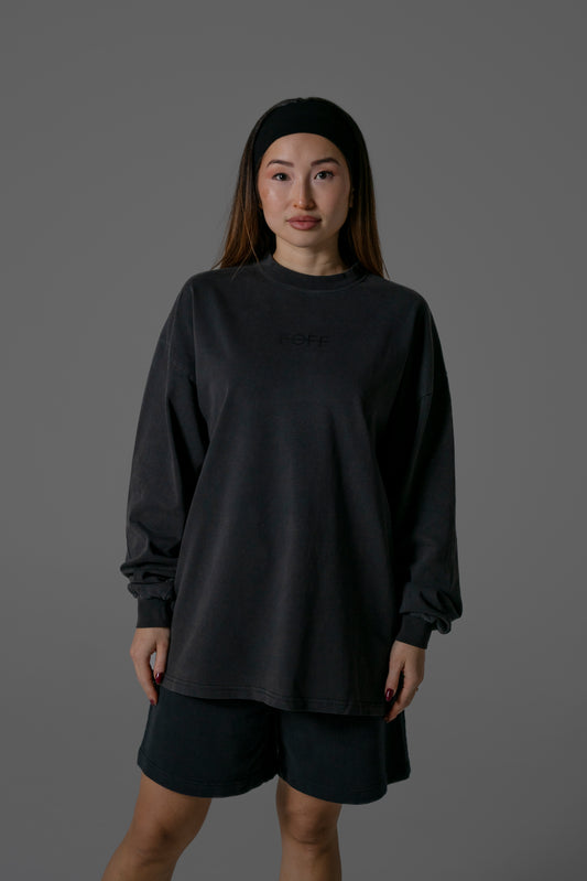 Vintage Black Longsleeve Tee