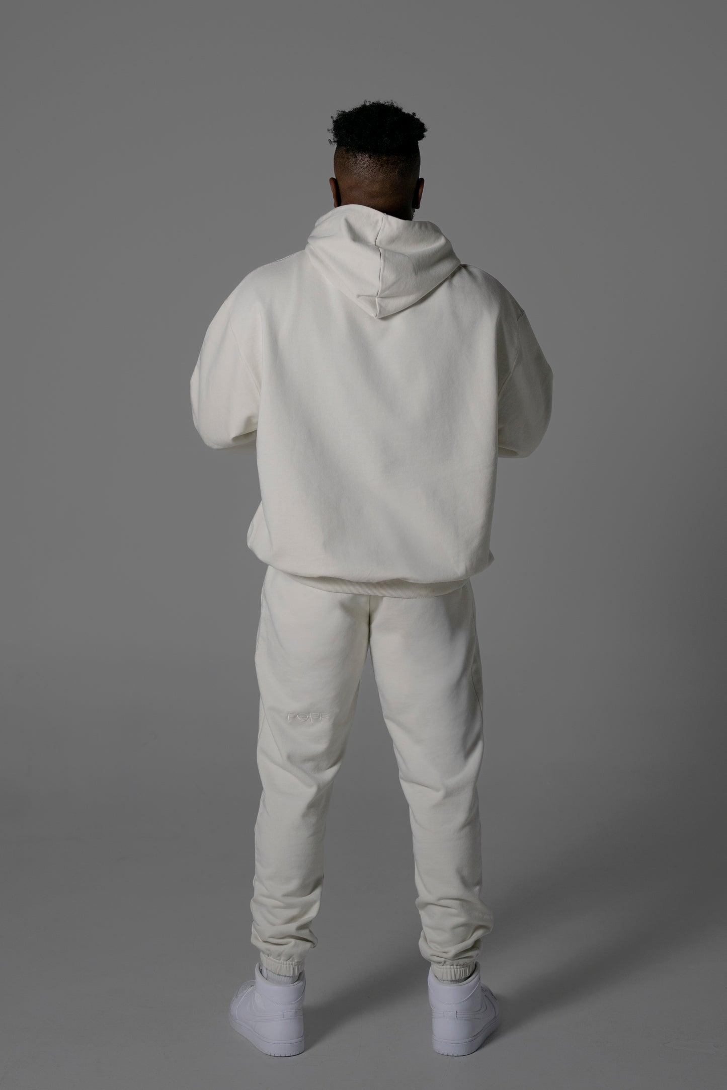 Vintage White Oversized Hoodie