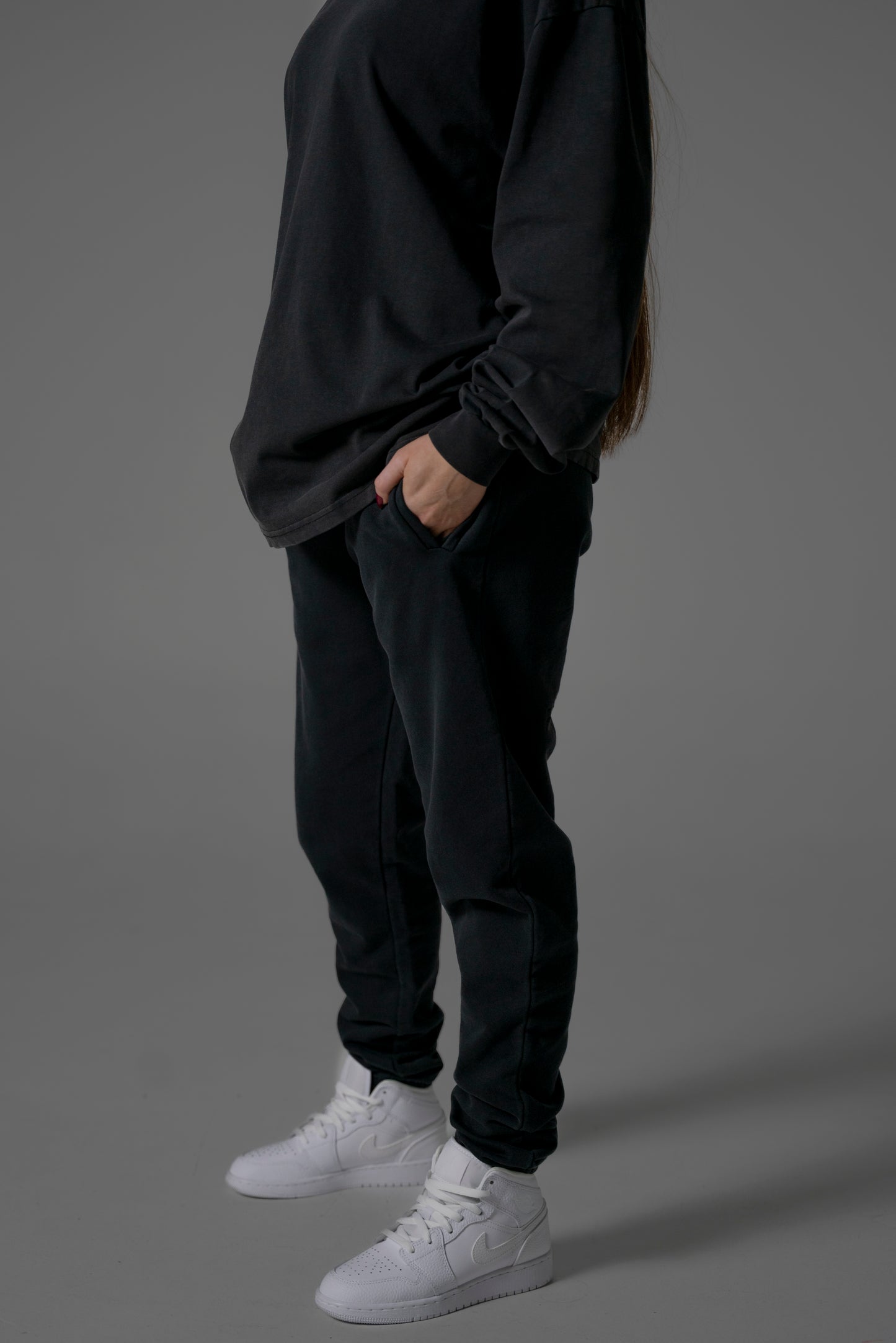 Vintage Black Longsleeve Tee