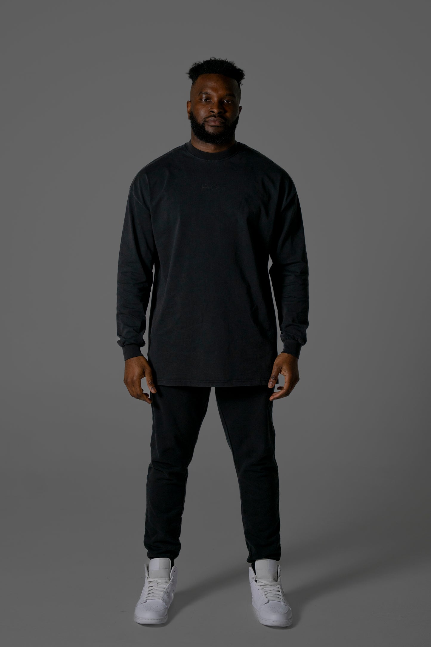 Vintage Black Longsleeve Tee