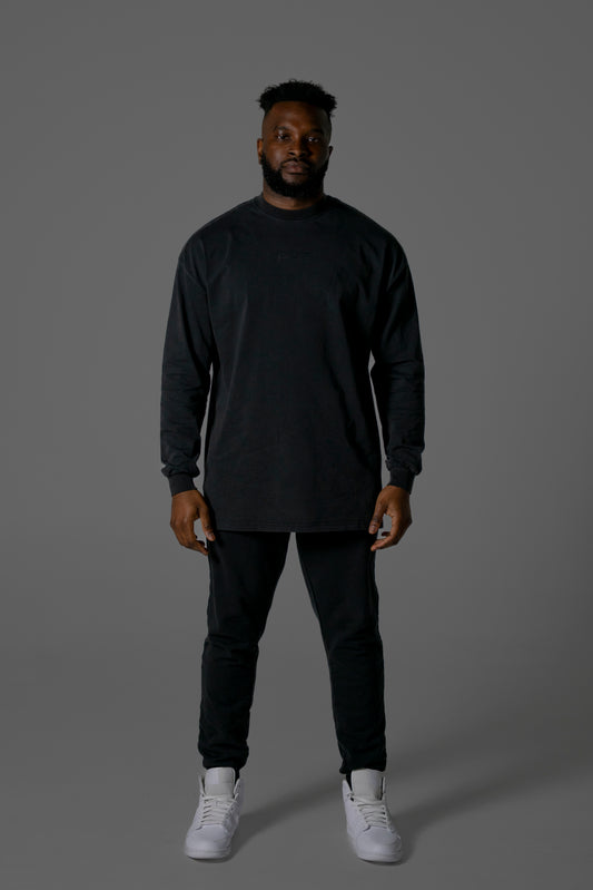 Vintage Black Longsleeve Tee